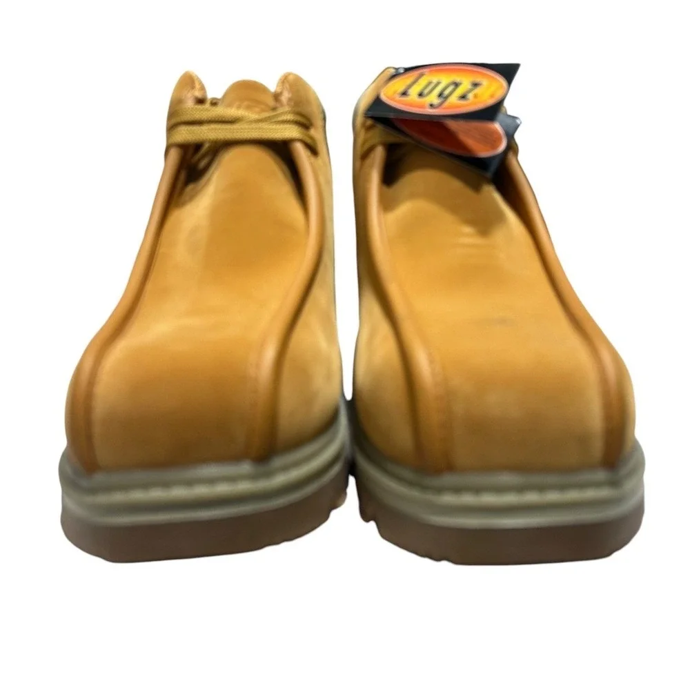 Lugz Pathway Golden Wheat Cream Gum Moc Toe Boots Mens workwear utility